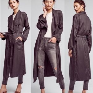ANTHROPOLOGIE Hei Hei Trapunto Robe Coat